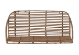 Hand-Woven Rattan Wall Shelves Small