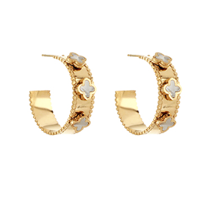 Shell Station Stainless Steel Hoops