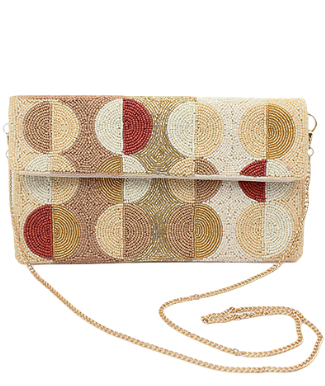 Beaded Envelope Clutch