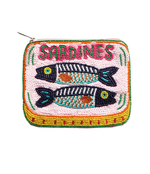 SARDINES Fish Coin Pouch