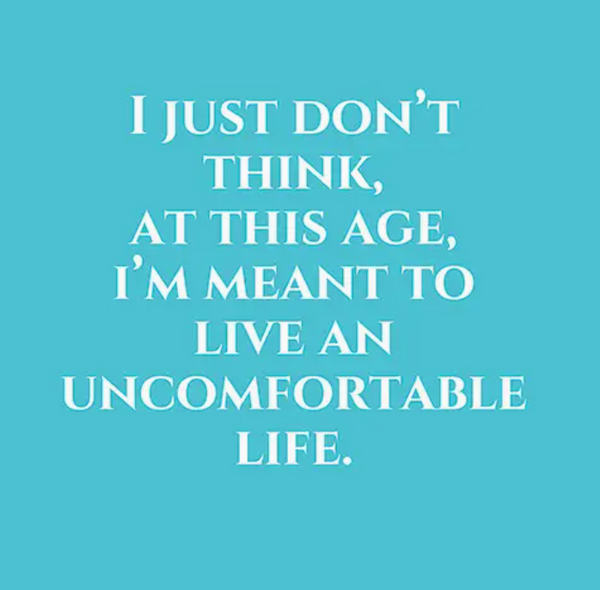 Funny Cocktail Napkins- I Just Don't Think, At This Age