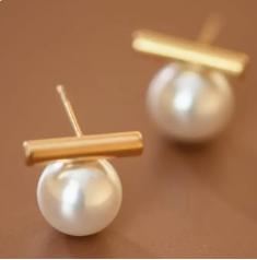 18K Gold Plated Waterproof Stainless Steel Stud Earrings