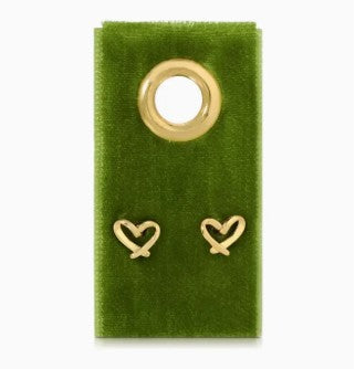 Free Form Heart Studs