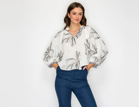 Palm Breeze Blouse