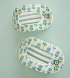 Blue Marigold | Medium | Flat Round Hair Clip