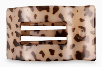 Blonde Tortoise | Large Rectangle Flat Hair Clip