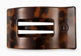 Flat Rectangle Hair Clip | Medium | Tortoise