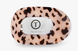 Round Flat Hair Clip | Small | Blonde Tortoise