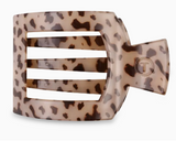 Square Flat Hair Clip | Medium | Blonde Tortoise