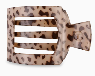 Square Flat Hair Clip | Medium | Blonde Tortoise