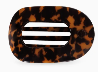 Flat Round Hair Clip | Tiny | Tortoise