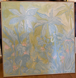Palm Mural by Frances Purvis