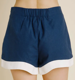 Wave Hem Shorts