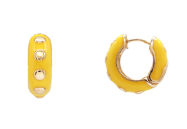 Dot Station Huggie Hoops