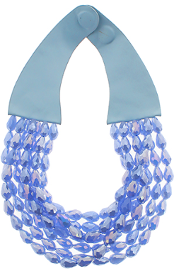 7 Row Glass Bead Necklace