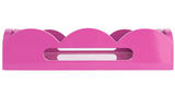 Fuchsia Scalloped Tray