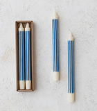 Vertical Striped Taper Candles