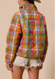 Quilted Plaid Jacket