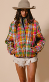Quilted Plaid Jacket