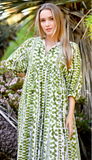 Mylah Block Printed Midi Dress