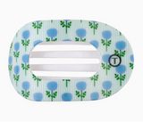 Blue Marigold | Medium | Flat Round Hair Clip