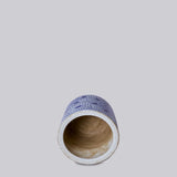 Tiny Blue and White Porcelain Peony Cachepot