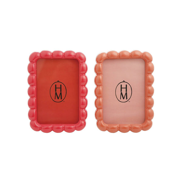 Resin Scalloped Photo Frame
