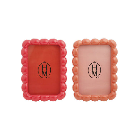 Resin Scalloped Photo Frame