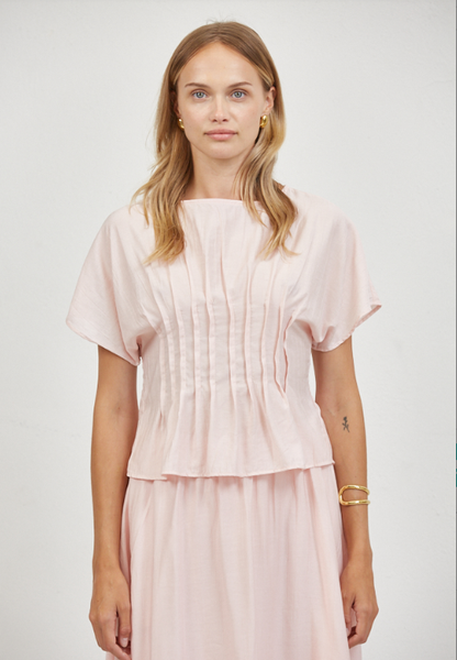 Aurelia Pleated Top