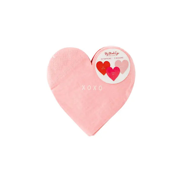 Heart Paper Napkin Set