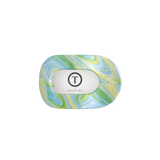By the Sea Shore | Small | Flat Round Hair Clip