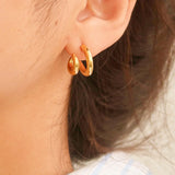 Maddison Double C Hoop Earring