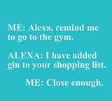 Alexa, remind me cocktail Napkin