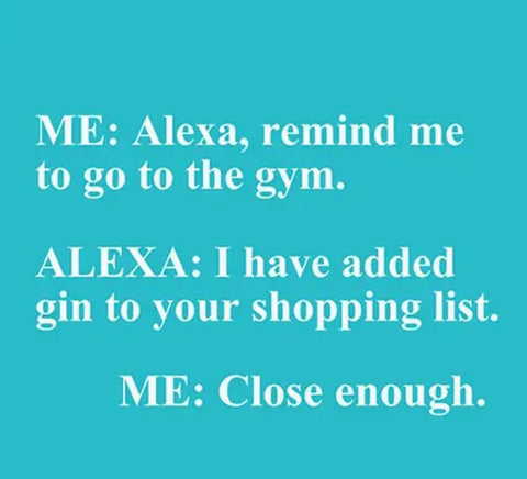 Alexa, remind me cocktail Napkin