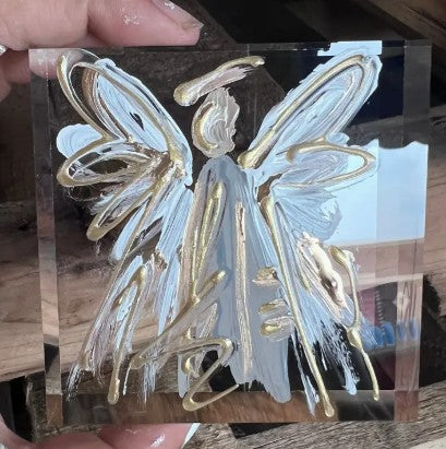 Neutral Angel Lucite Block