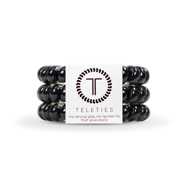 Spiral Hair Coils | Large | Jet Black Hair Ties