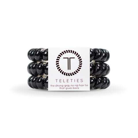 Spiral Hair Coils | Large | Jet Black Hair Ties