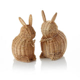 Rattan Easter Rabbits (Set of 2)