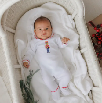 Boys Little Soldier Cotton Romper