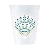 Painted Sea Shell Shatterproof Cups