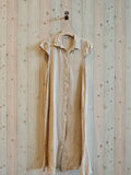 Linen Short Sleeve Tshirt Dress