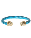 Dome End Color Cable Cuff