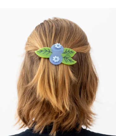 Blueberry French Barrette