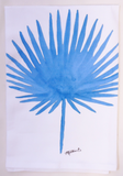 Blue Frond Tea Towel
