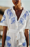 Farm Rio Brasil Vintage Off-White Romper