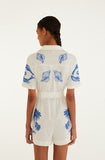 Farm Rio Brasil Vintage Off-White Romper