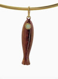 Fish Necklace- Brown