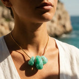 Trio Green Necklace