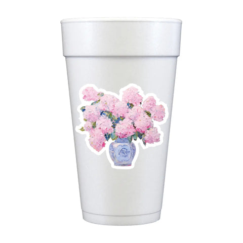 Hydrangea Flower Pot Foam Cups