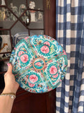 Grandmillennial China Plate Cutting Board: Blue & White